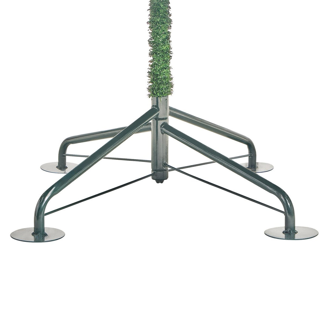 Home 10ft Snowy Flocked Artificial Christmas Tree