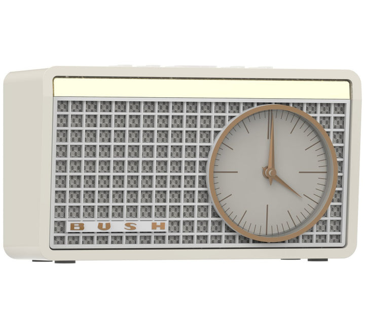 Bush Classic Analogue Clock Radio - Cream