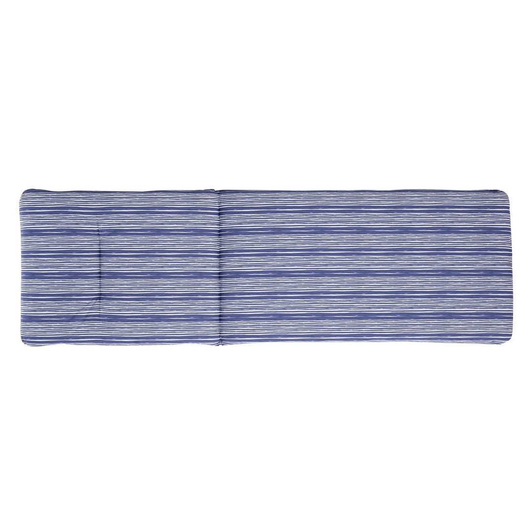 Home Sun Lounger Outdoor Cushion - Coastal Stripe