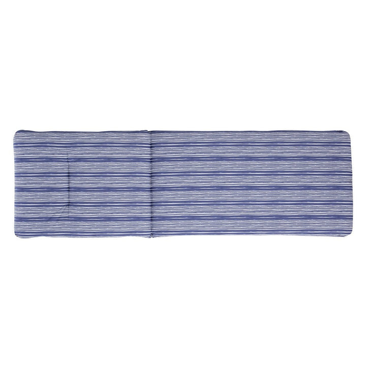 Home Sun Lounger Outdoor Cushion - Coastal Stripe