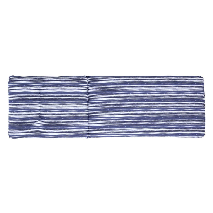 Home Sun Lounger Outdoor Cushion - Coastal Stripe