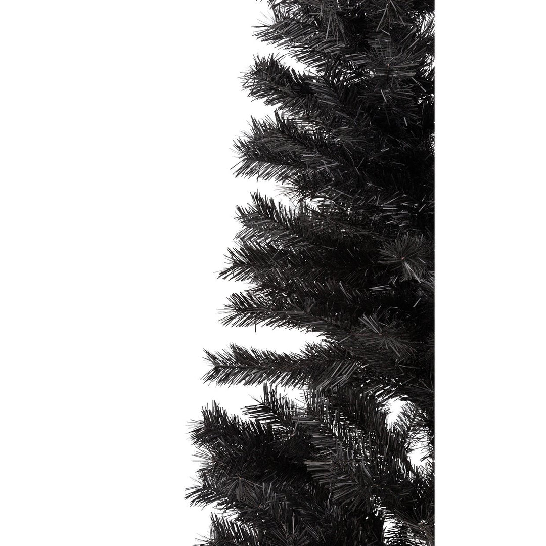 Habitat Black Lapland Christmas Tree - 6ft