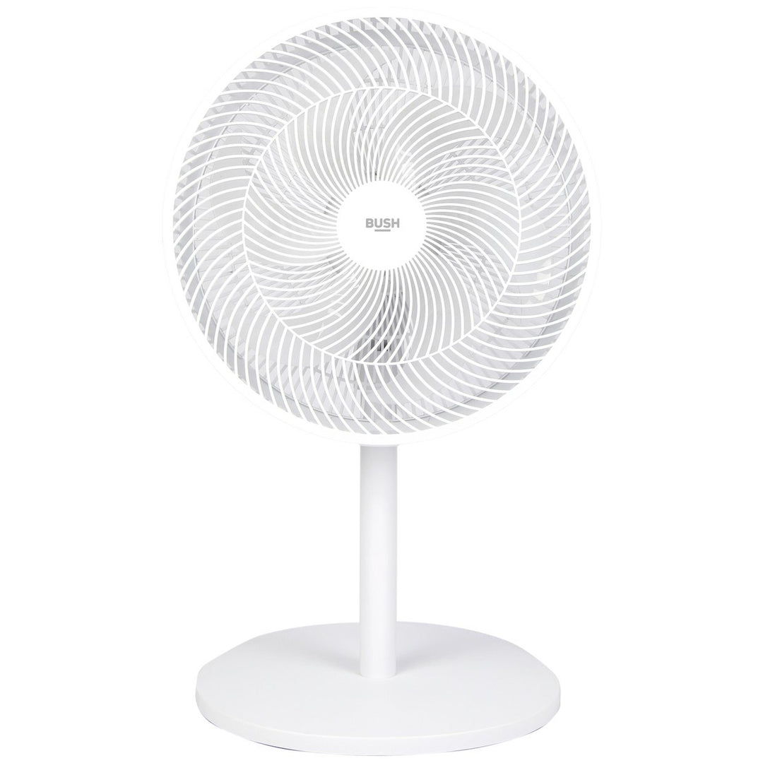 Bush White Pedestal / Desk Fan - 16 Inch