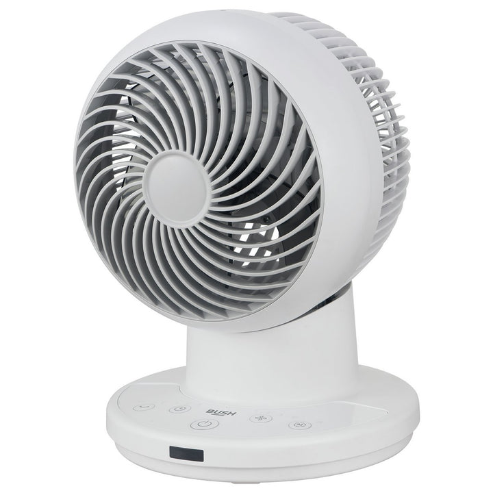 Bush 6 Inch White Desk Fan with Remote Control