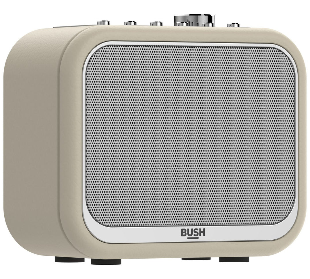 Bush Classic Mono Leather DAB Radio - Cream