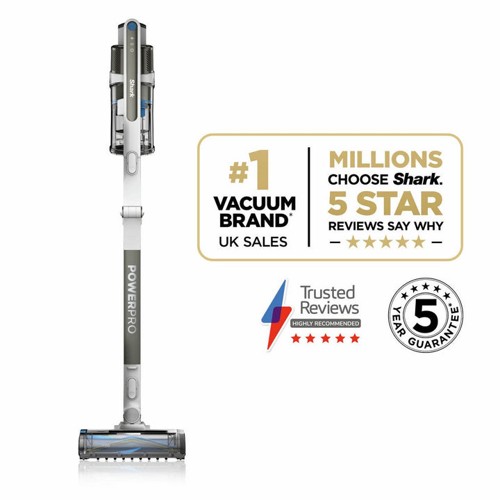 Shark PowerPro Pet Cordless Stick Vacuum, with Anti Hair Wrap &amp; Floor Detect IZ380UKT
