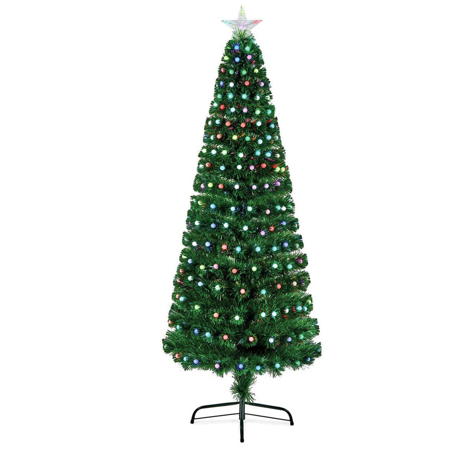 Premier Decorations 6ft Fibre Optic Christmas Tree