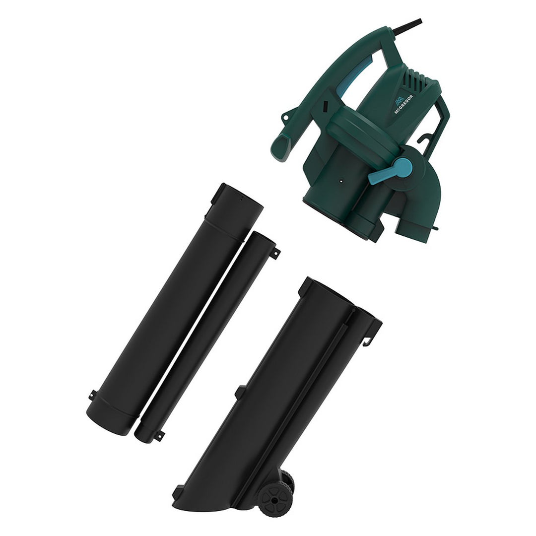 McGregor MCLBV28 Corded Leaf Blower Garden Vacuum - 2800W