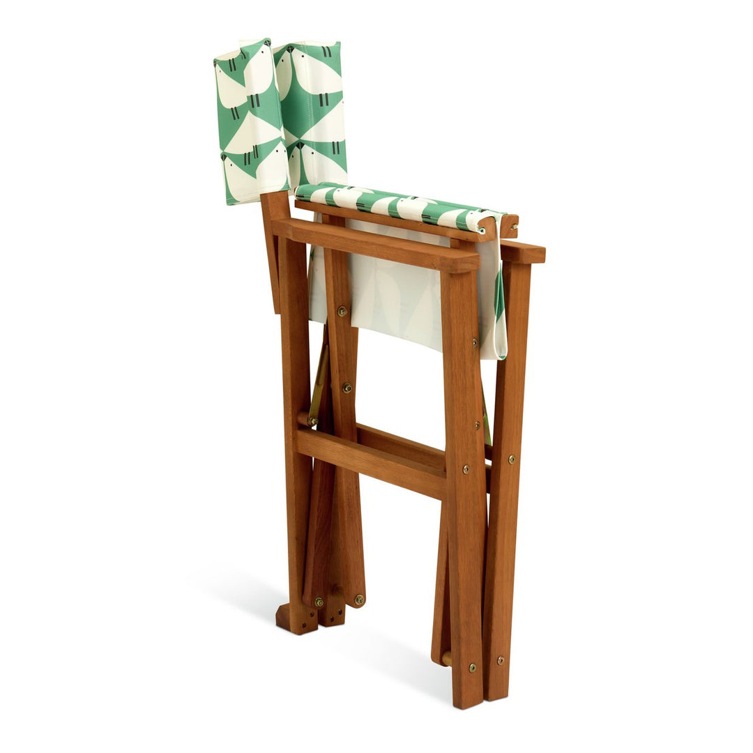 Habitat x Scion Folding Wooden Garden Director Chair - Lintu