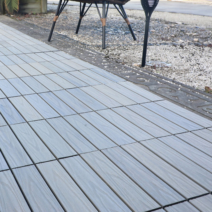 Workpro Decking Tiles 4 Pack - Grey