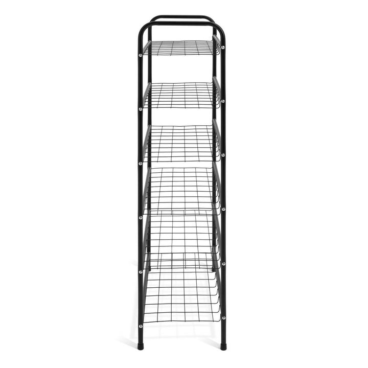 Home Jorn 6 Shelf Shoe Storage Rack - Black