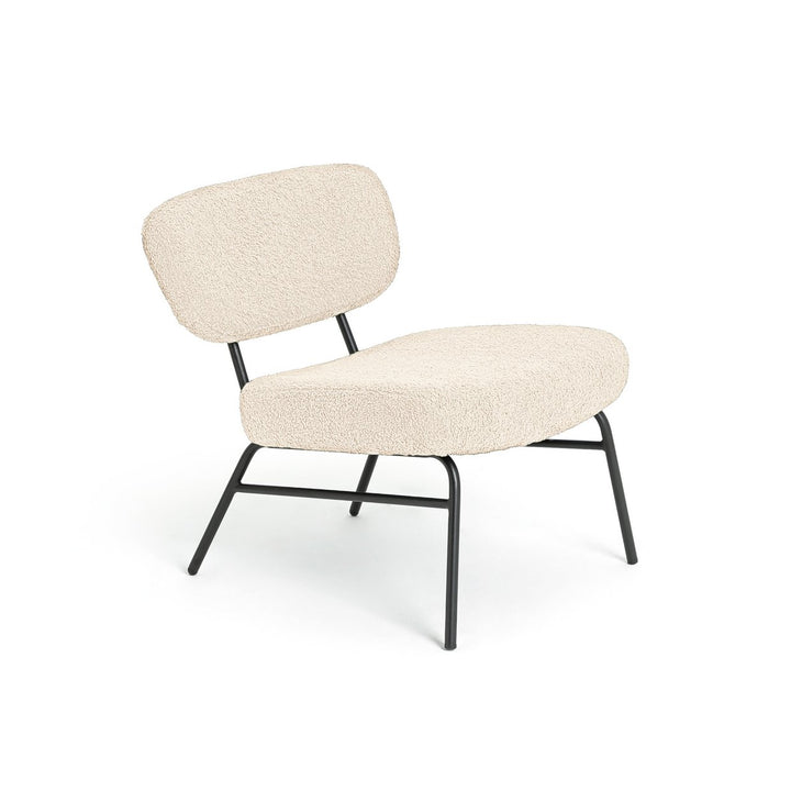 Habitat Cole Boucle Accent Chair - Cream