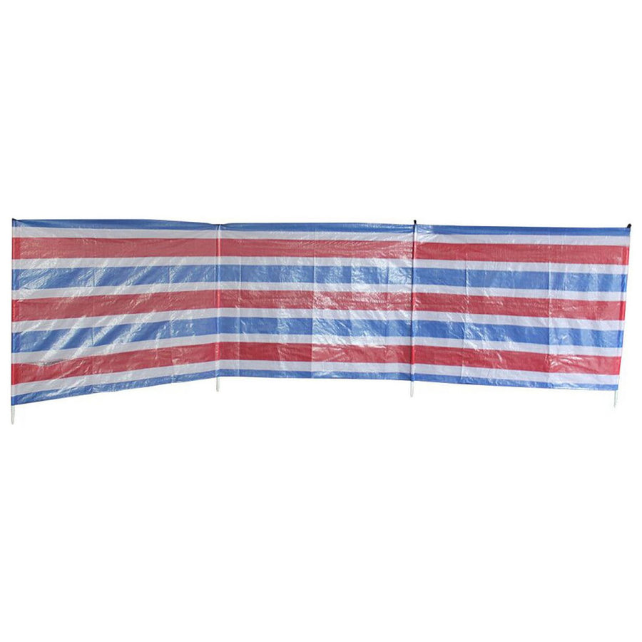 3 Section Windbreak - 3.75m x 1m - Multicoloured