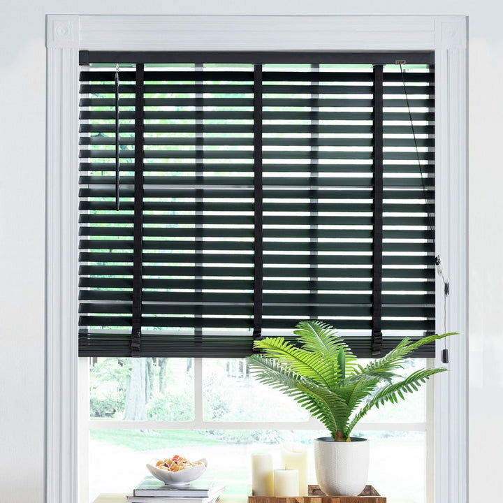 Little Black Book Basswood Grey 50mm Venetian Blind - 100cm