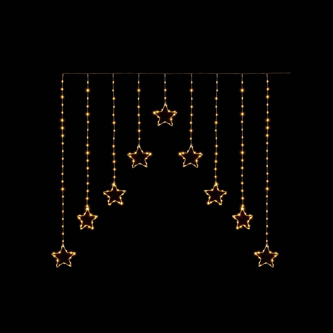 Premier Decorations Warm White Star Christmas Window Lights