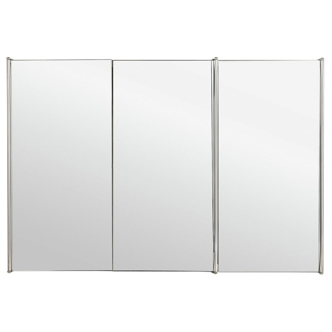 Home Stainless Steel 3 Door Mirrored Bathroom Wall Cabinet