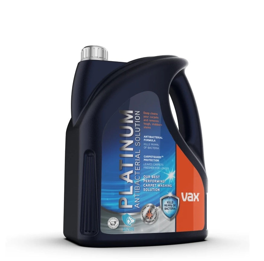 VAX Platinum Antibacterial Carpet Cleaning Solution 4L