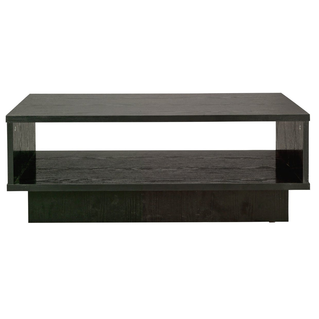 Home Cubes 1 Shelf Coffee Table - Black