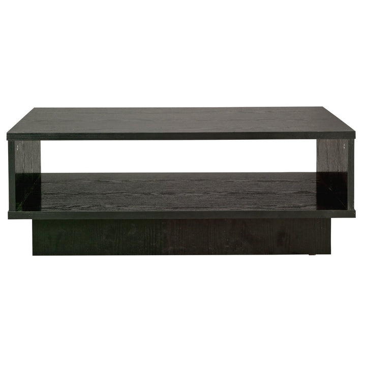 Home Cubes 1 Shelf Coffee Table - Black