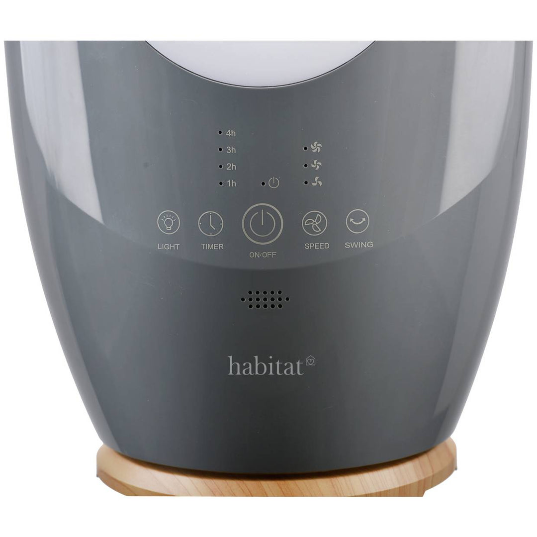 Habitat Grey Desk Fan - 22 Inch