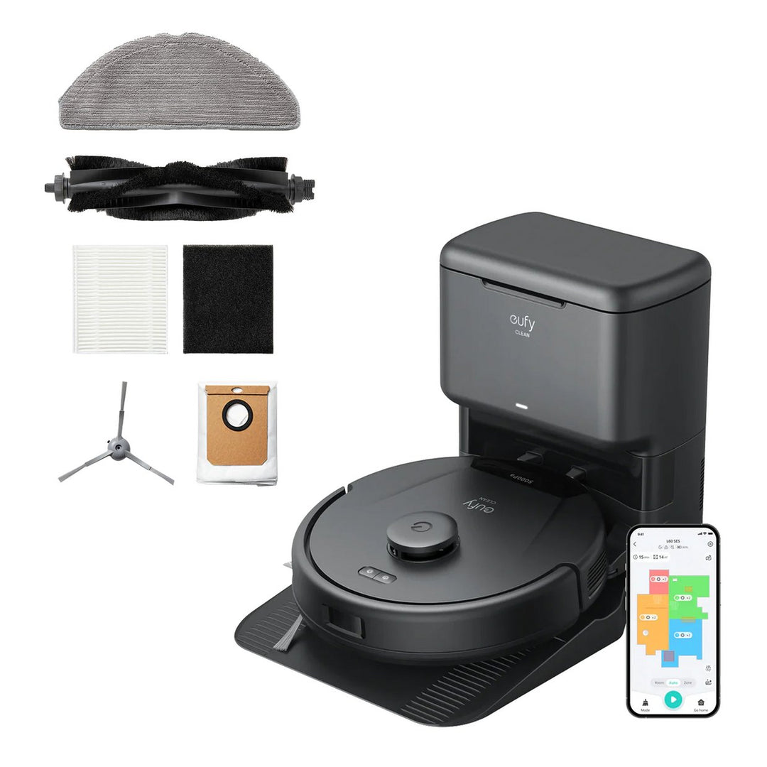 eufy L60 Hybrid Robot Vacuum &amp; Mop with Self-Empty Station