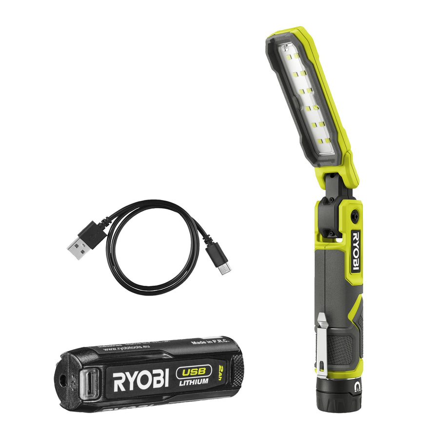 Ryobi RLI4-120G 4V Cordless Pivoting Inspection Light (1 x 2.0Ah)