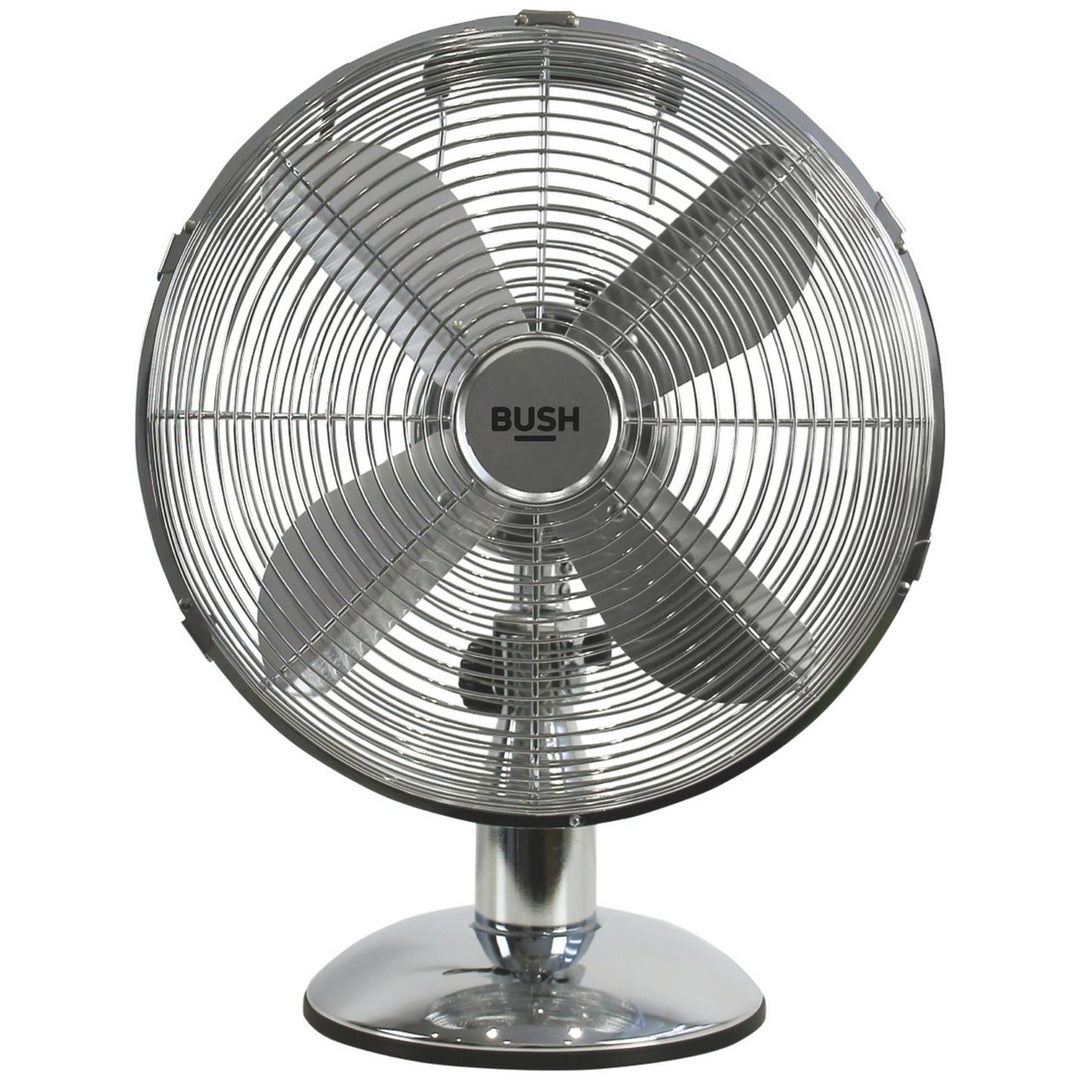 Bush Chrome Desk Fan - 12 Inch