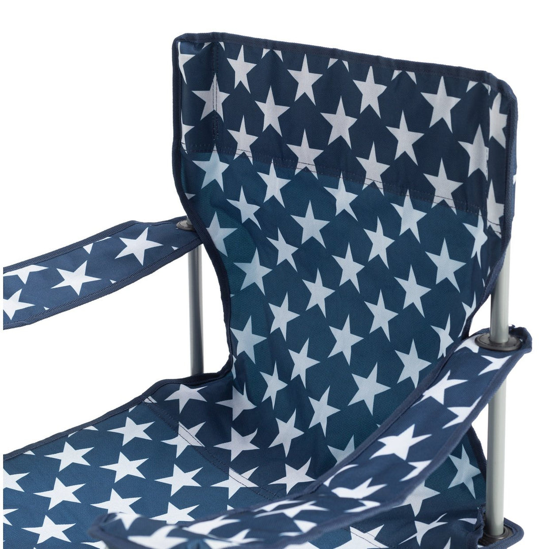 Pro Action Star Print Polyester Adults Folding Camping Chair