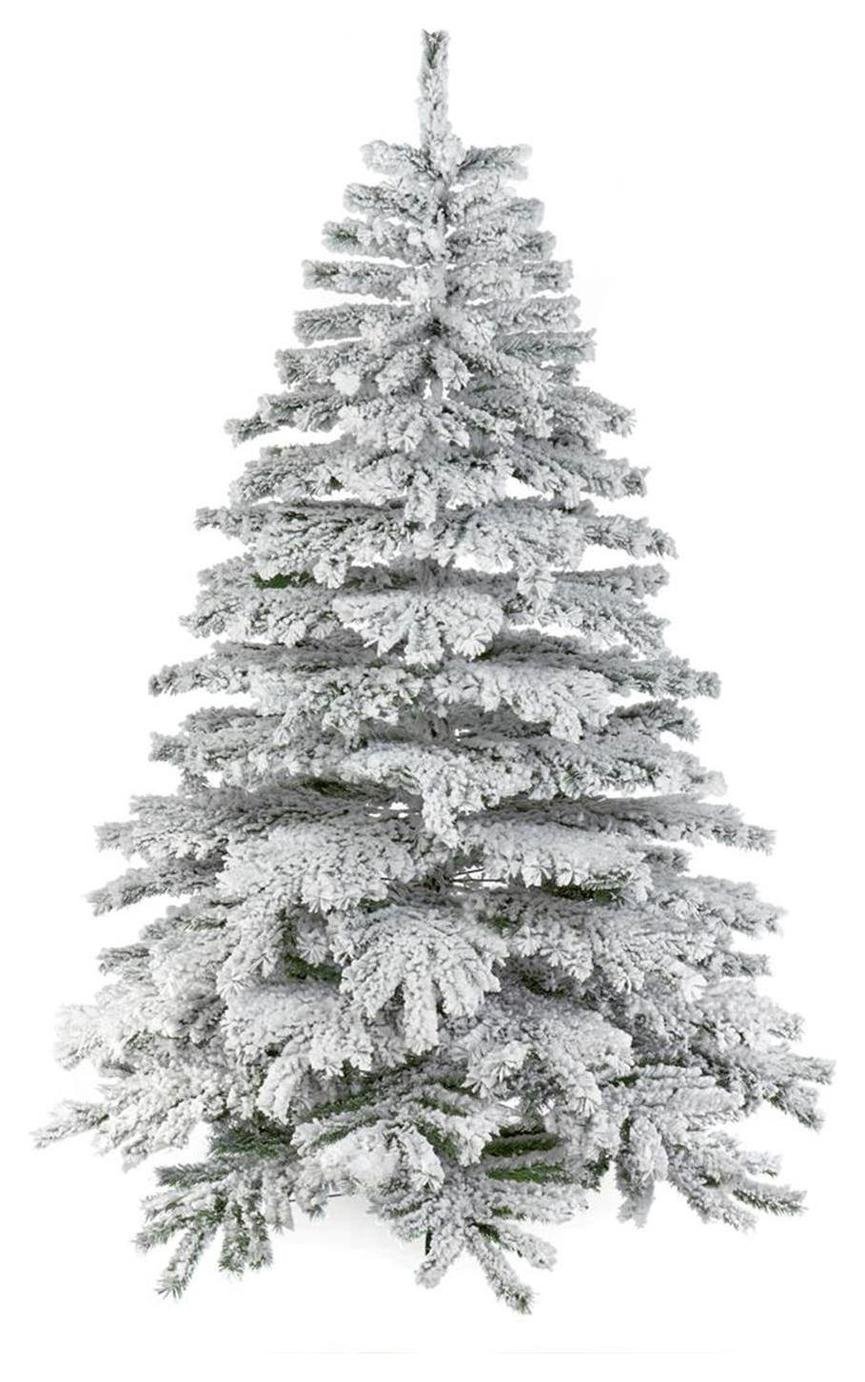 Premier Decorations 6ft Flocked Mountain Pine Christmas Tree