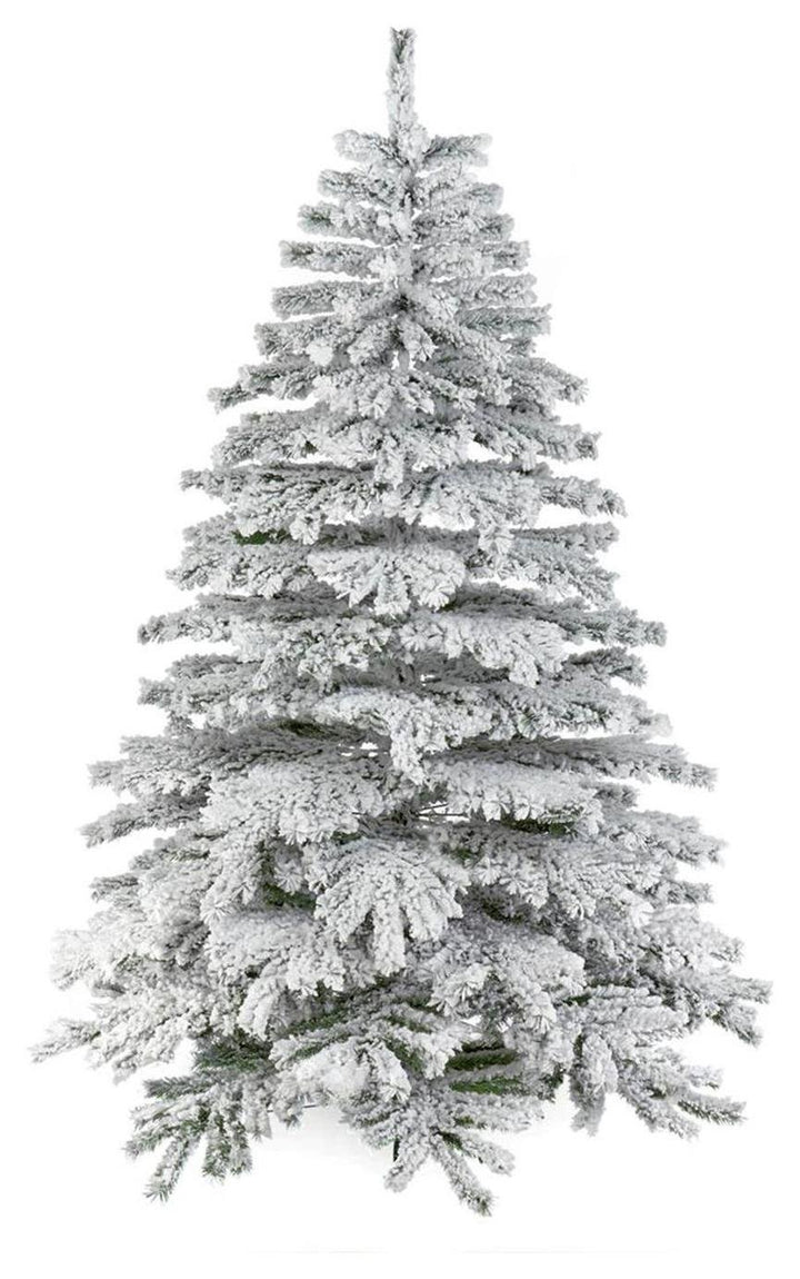 Premier Decorations 6ft Flocked Mountain Pine Christmas Tree