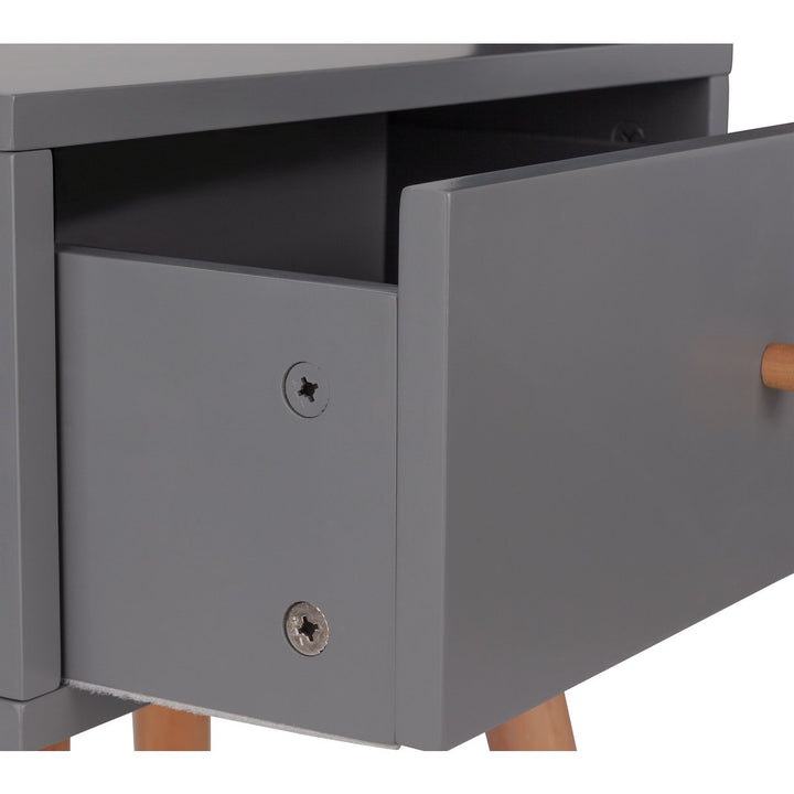 Habitat Otto 1 Drawer Bedside Table - Grey