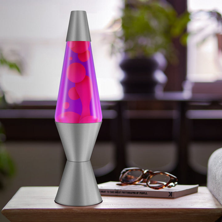 Lava 14.5in Fuchsia Mirage Lamp - Pink & Violet