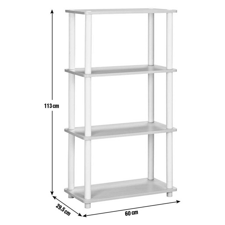 Home Verona Bookcase - Light Wood Effect
