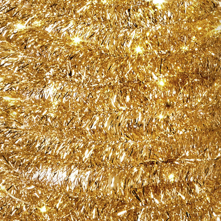 Premier Decorations 6ft Pop Up Slim Christmas Tree - Gold