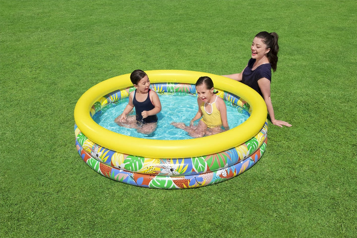 Bestway 6ft Floral Paradise Paddling Pool