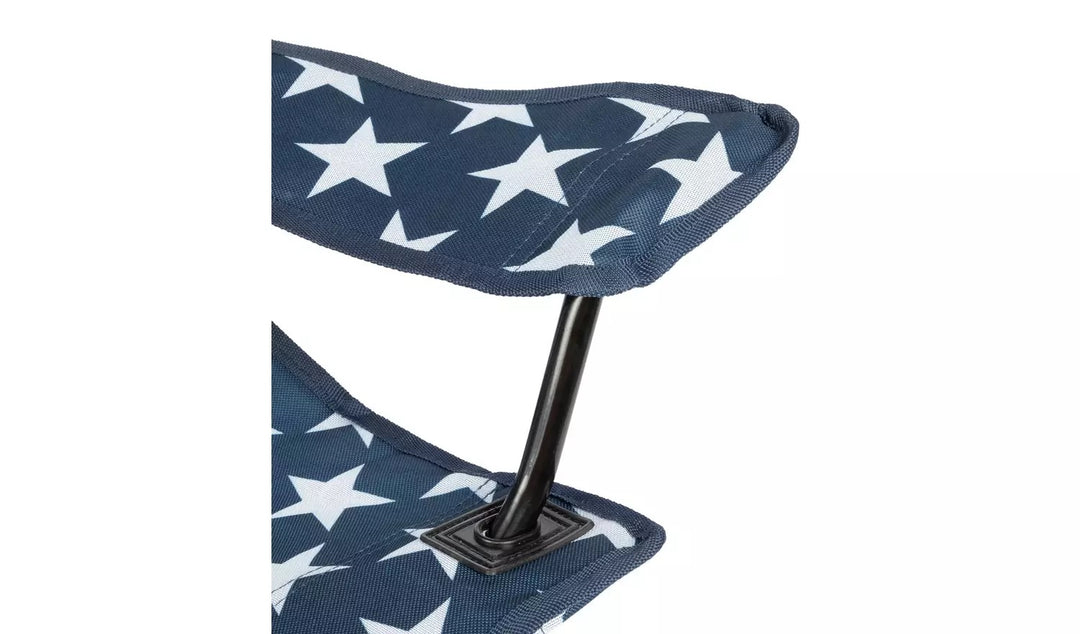 Pro Action Star Print Polyester Kids Folding Camping Chair