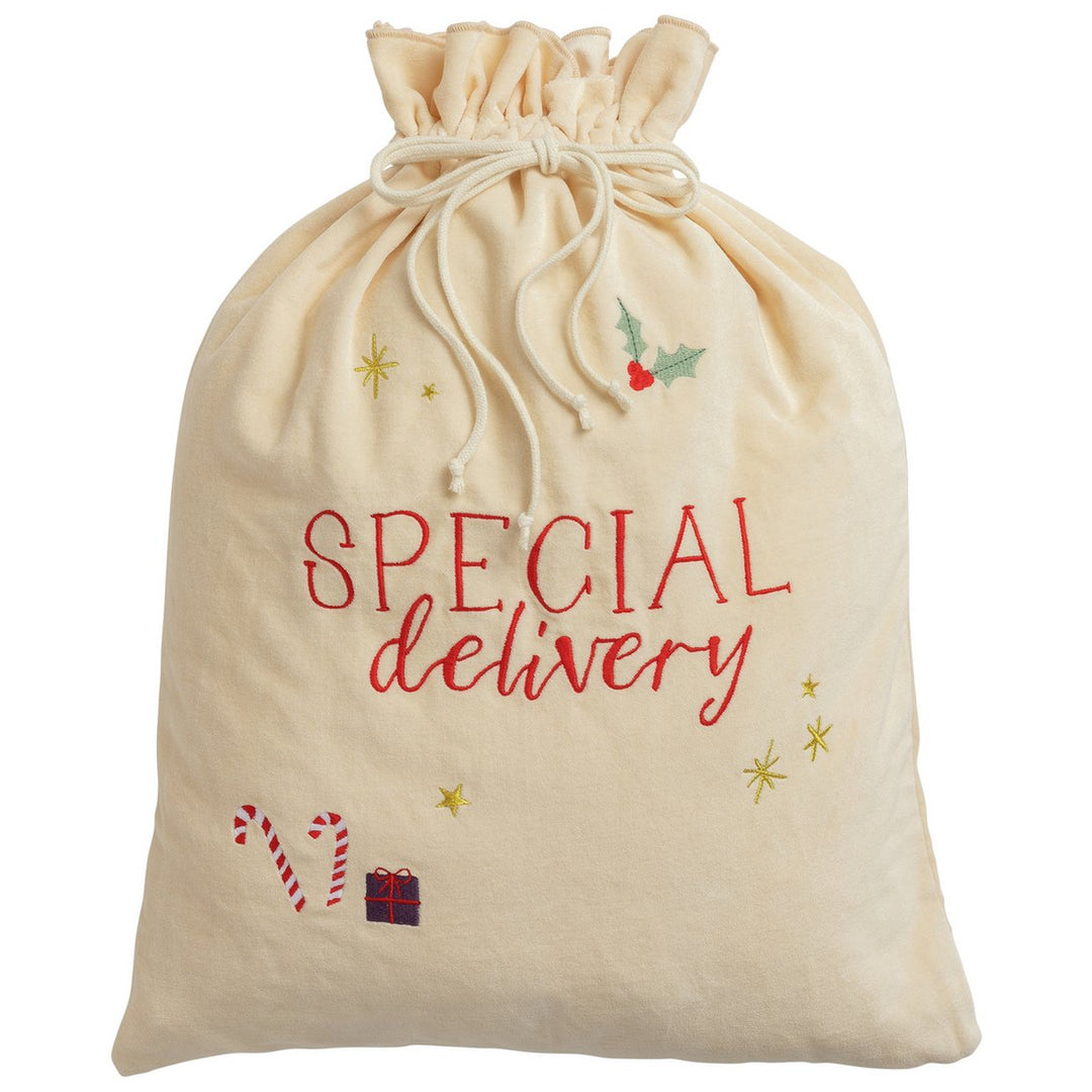 Habitat Cream Special Delivery Christmas Sack