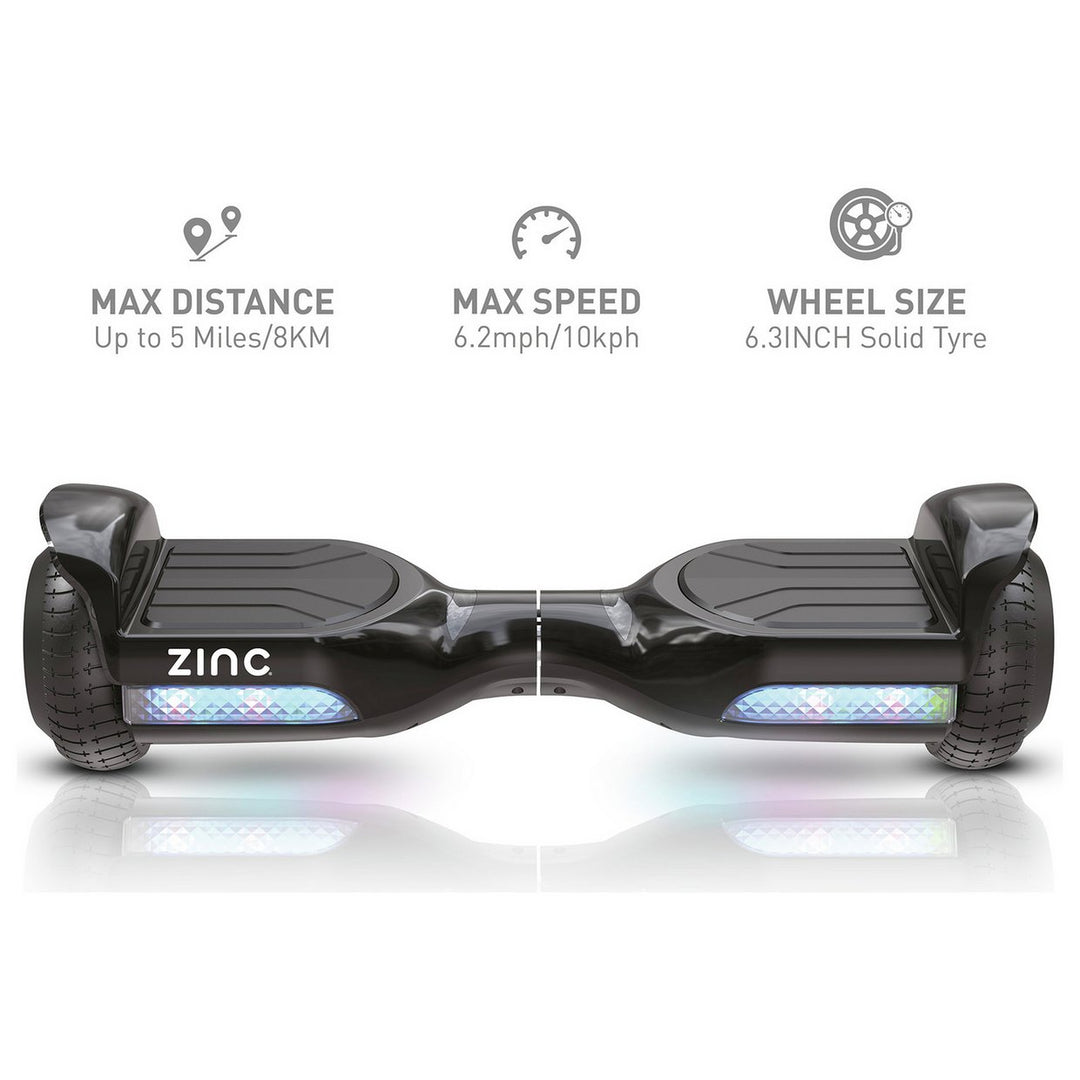 Zinc Megastar 240W Hoverboard - Black