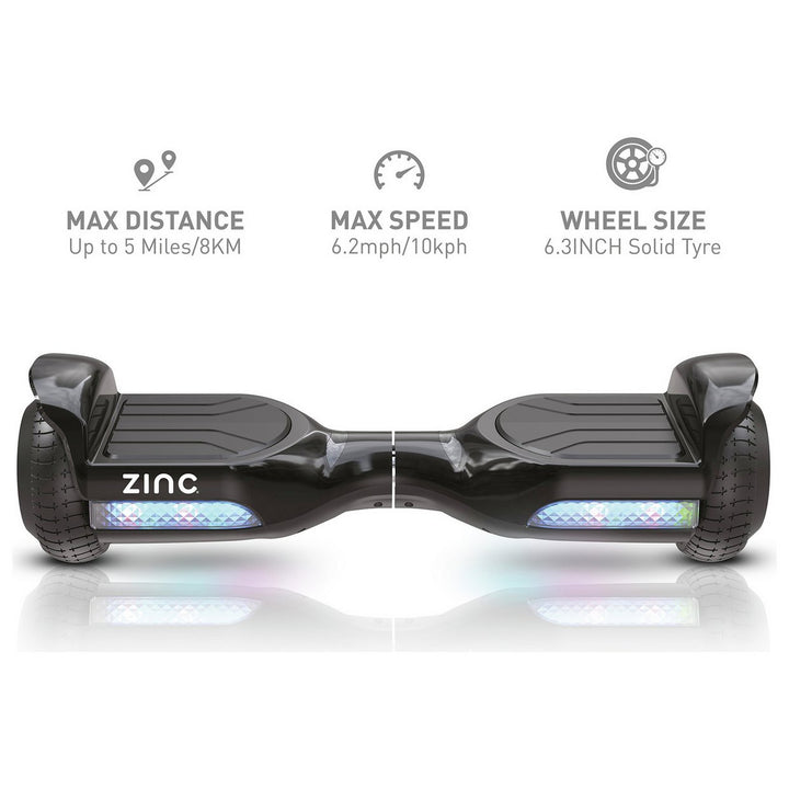 Zinc Megastar 240W Hoverboard - Black
