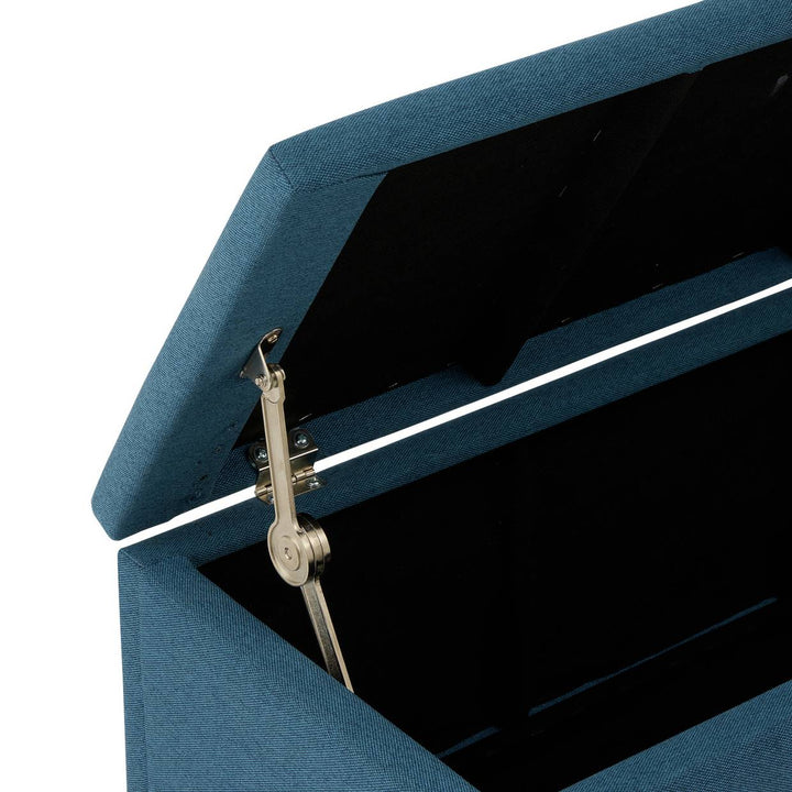 Habitat Olivia Large Ottoman Storage Box - Blue