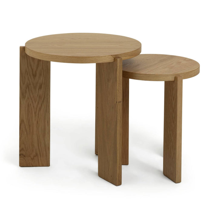 Habitat Xylo Nest of 2 Tables - Oak