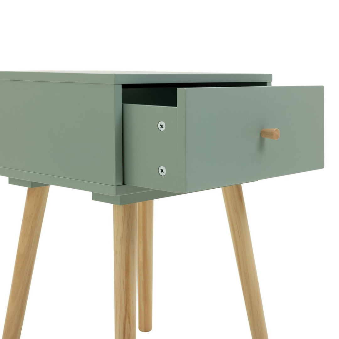 Habitat Otto 1 Drawer Bedside Table - Green