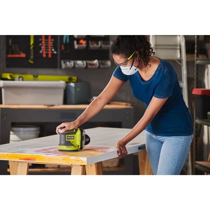 Ryobi RROS18-0 18V ONE+ Cordless Random Orbit Sander (Bare Tool)