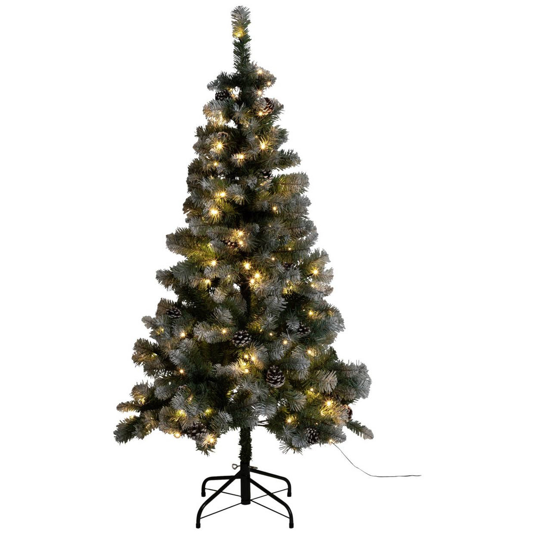 Habitat 5ft Blue Oscar Pine Cone Christmas Tree