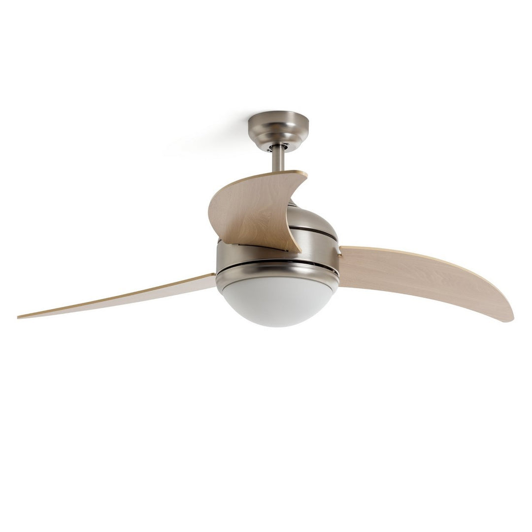 Home Anders Wooden 3 Arm Remote Control Ceiling Fan