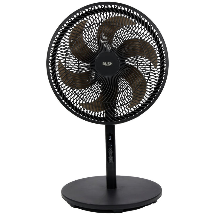 Bush Black Pedestal/Desk Fan with Remote Control - 16 Inch