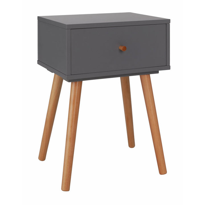 Habitat Otto 1 Drawer Bedside Table - Grey