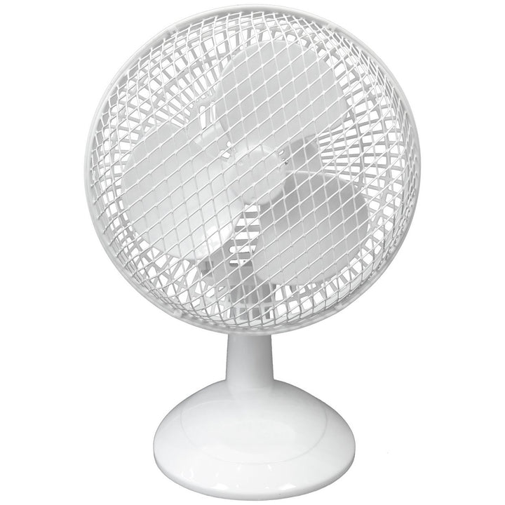 Bush 7 Inch White Desk Fan