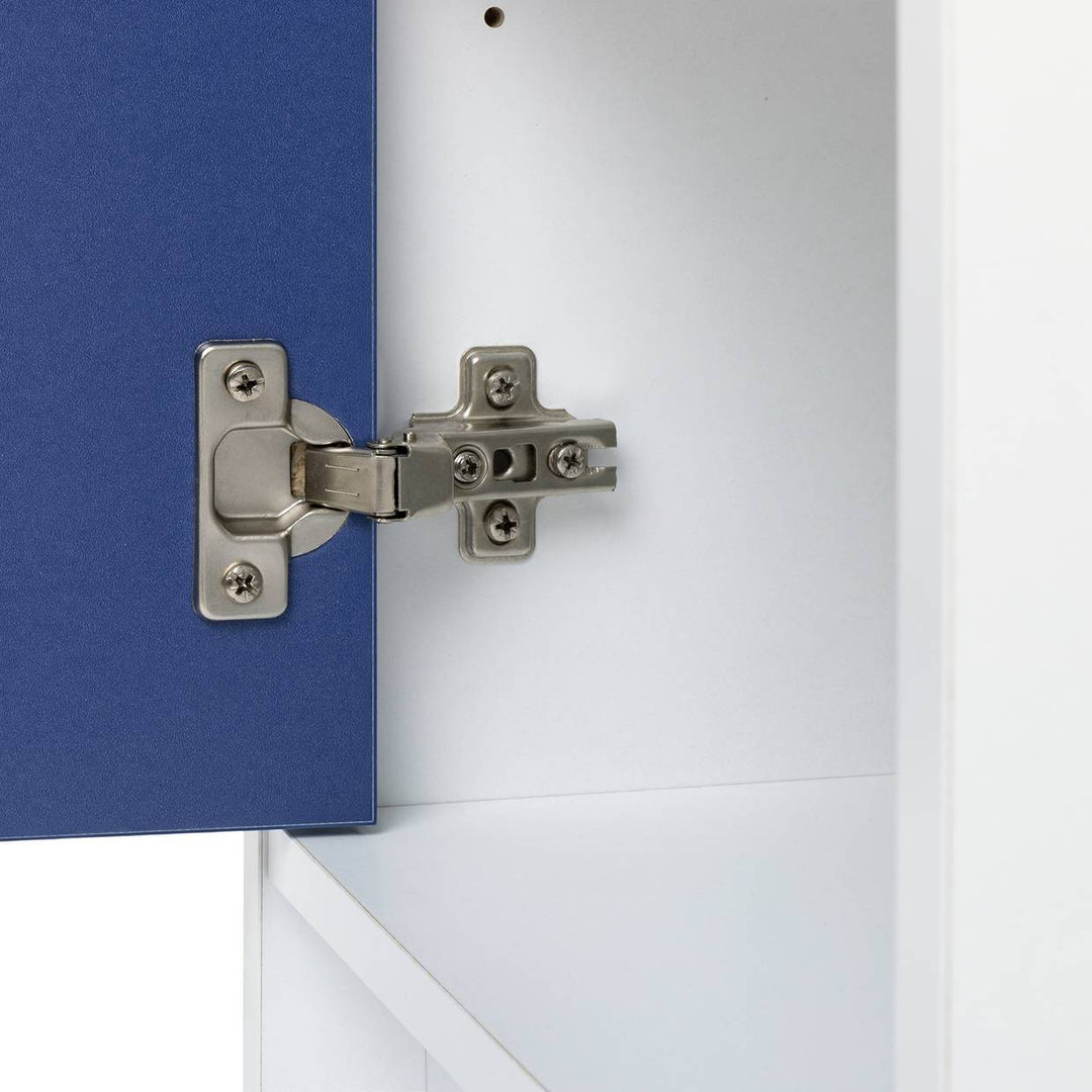 Home Kids Malibu 1 Door Bedside Table - Blue