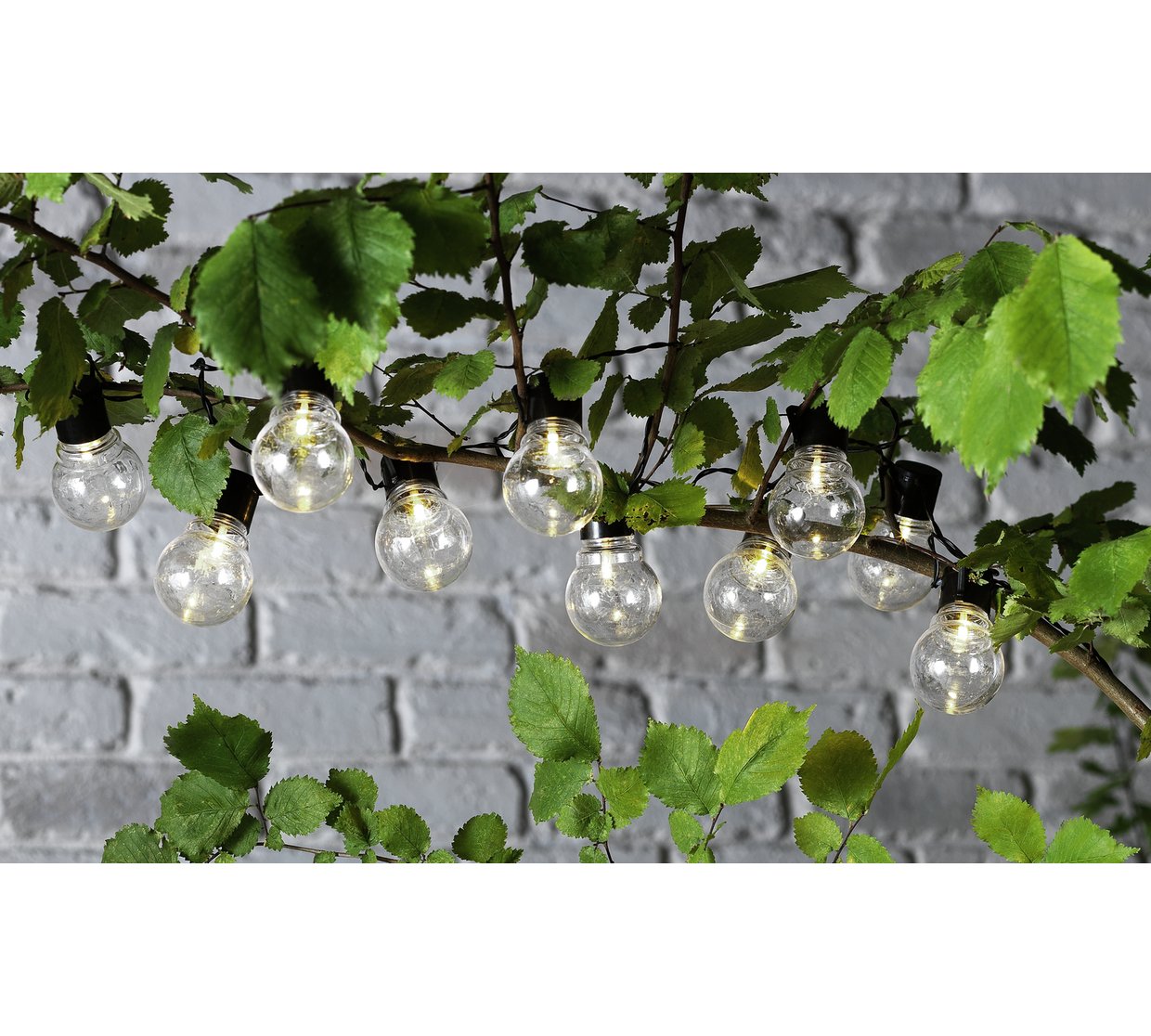 Habitat 20 Warm White Festoon Solar Lights